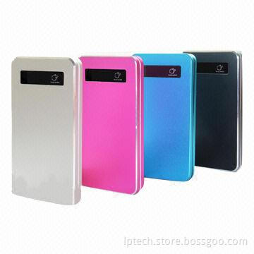 6,000mAh Capacity Portable Power Bank for iPhone/iPad/Mp3/Mp4/GPS USB 5V/1A